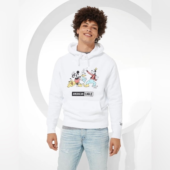 American Eagle Outfitters Tops - Disney X AE  Super Soft Fleece Hoodie